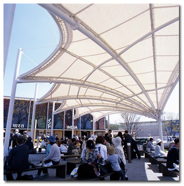 Fabric Architecture on Tensile Structures Featuring Kenafine   Architectural Fabric Membrane