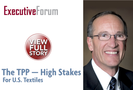 NCTO Chairman Bill Jasper issues a call to arms, urging U.S. textile leaders to be fully engaged in Washington to ensure industry interests are protected.